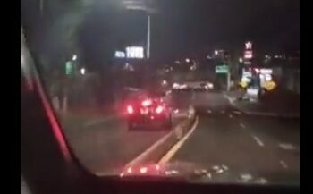 VIDEO | Conductor en sentido contrario causa fuerte accidente sobre la avenida Masferrer Norte