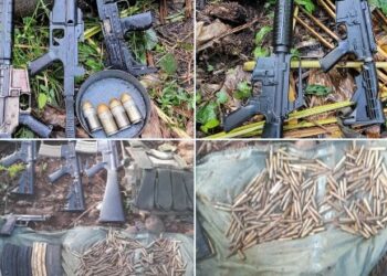 Decomisan una caleta con armas y municiones a mareros de San Juan Opico