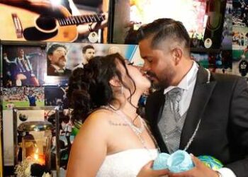 (VIDEO) La Iglesia maradoniana celebra su primera boda en México