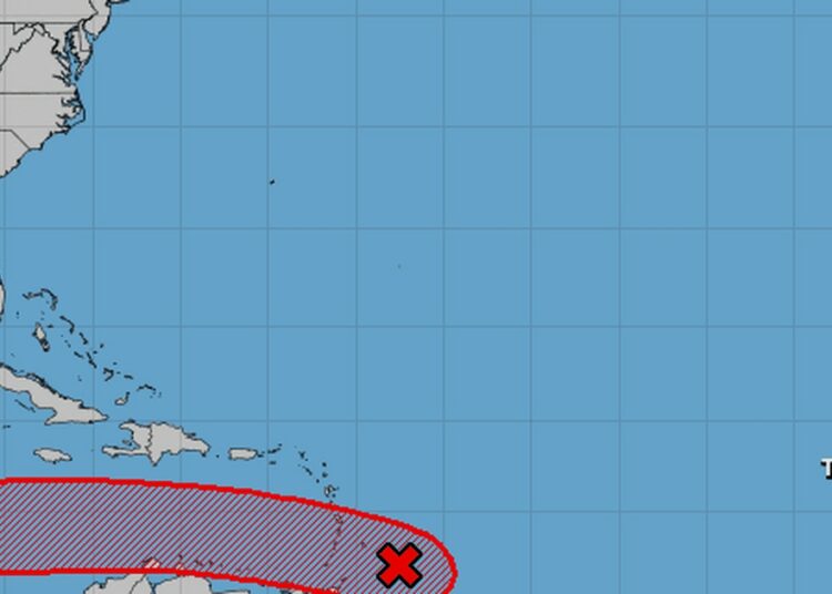La depresión tropical 12 mantiene su fuerza, mientras que otro sistema probablemente se forme en el Caribe