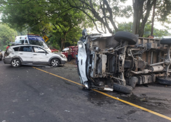 PNC reporta accidente de tránsito en Villa Mariona 1 causado por persona alcoholizada