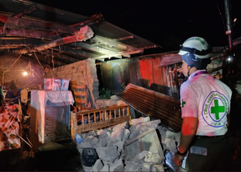 Cuatro personas resultaron golpeadas por colapso de pared de vivienda en Aguilares