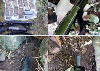 Fuerza Armada encuentra un nuevo entierro de armas, esta vez en Guazapa