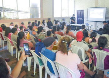 CEL explica a comunidad de Ciudad Delgado avances en proyecto de planta de biogás en el río Acelhuate