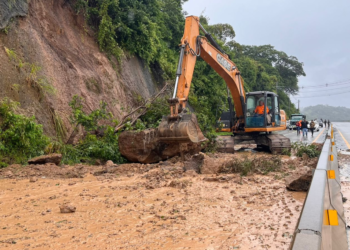 (IMÁGENES) En estas carreteras Obras Públicas trabaja en el desalojo de derrumbes y árboles caídos