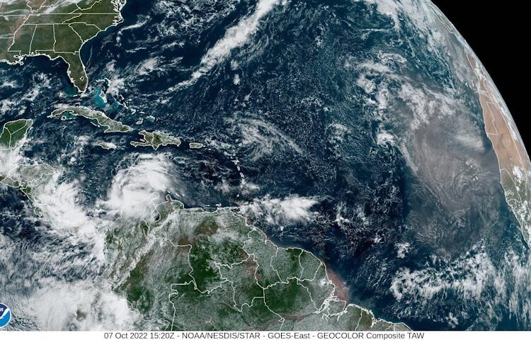 Se forma la tormenta tropical Julia al norte de Colombia rumbo a Centroamérica, emiten alertas para Nicaragua