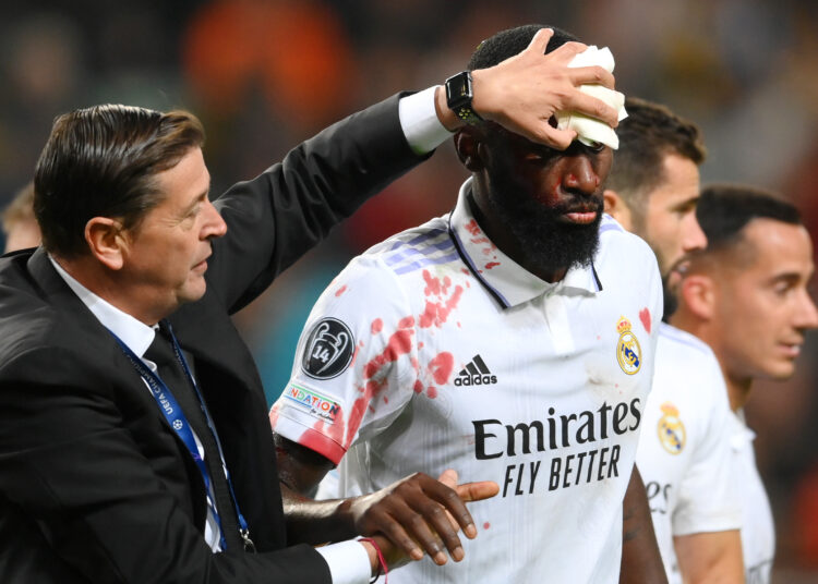 (VIDEO) Antonio Rüdiger recibió 20 puntos de sutura por el choque que sufrió