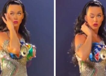 (VIDEO) A Katy Perry se le cayó uno de sus párpados y generó preocupación entre sus fans