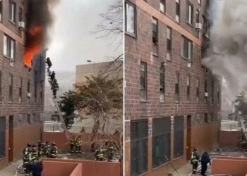 Al menos 38 heridos, 2 de gravedad, tras un incendio en apartamento de Manhattan