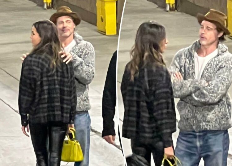 Inés De Ramón es la nueva novia de Brad Pitt, es 19 años menor que el actor