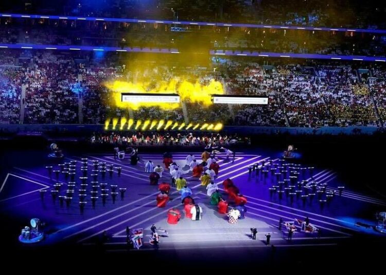 Así fue la ceremonia con Jungkook de BTS y Morgan Freeman