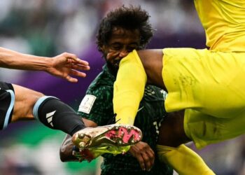 Así quedó el cráneo del defensor de Arabia Saudita que chocó contra su arquero