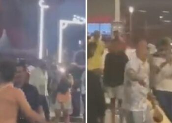 (VIDEOS) Incidentes entre hinchas de Argentina y México en Doha a días del duelo clave en el Mundial de Qatar