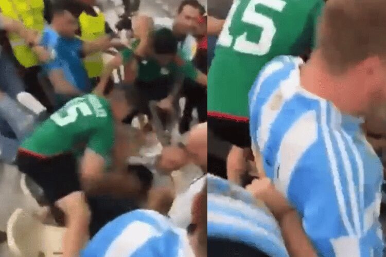(VIDEO) Violencia en el partido tras la derrota de México frente a Argentina