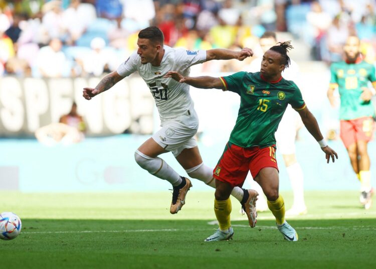 Tremendo empate entre Camerún y Serbia
