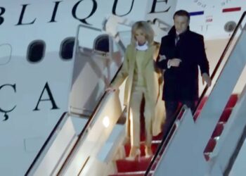 Emmanuel Macron llegó a EEUU para una visita oficial de cuatro días en medio de desacuerdos comerciales entre Washington y la UE