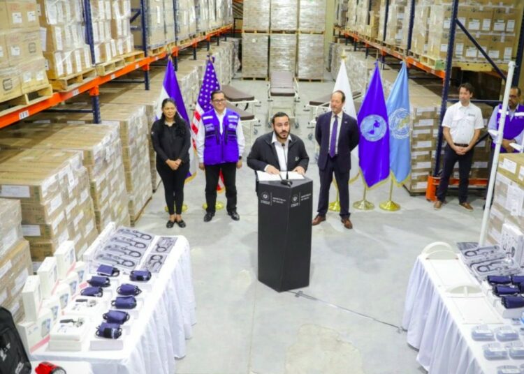 MINSAL recibió donativo de equipos e insumos médicos por parte de USAID y OPS para fortalecer sistema de salud