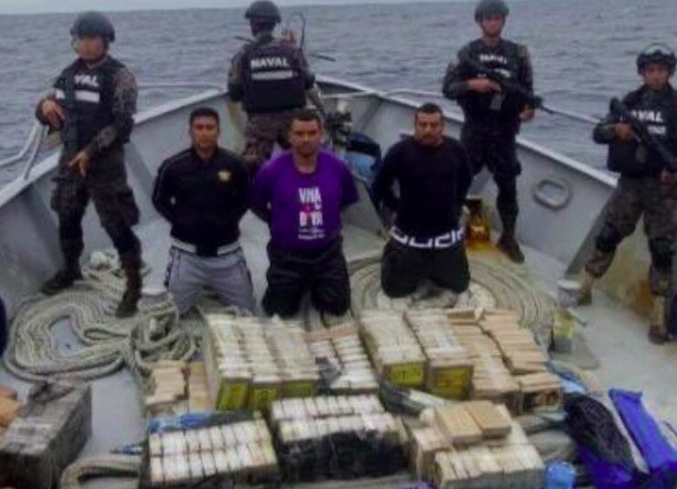 Fuerza Naval incautó 3.1 toneladas de cocaína valorada en $77 millones
