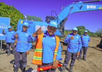 DOM realiza trabajos de mejora vial en Concepción de Oriente, La Unión