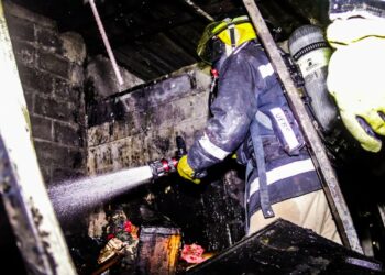 Autoridades sofocaron un incendio estructural en San Marcos esta madrugada