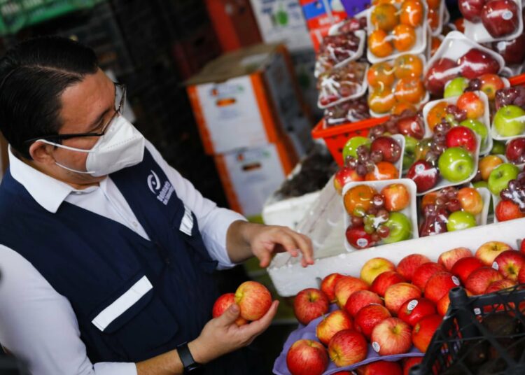 Defensoría del Consumidor verifica precios de frutas y verduras en el mercado La Tiendona