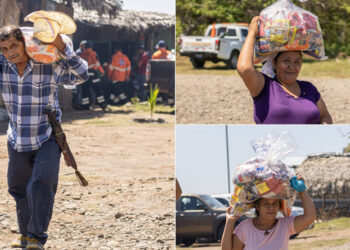 Familias afectadas por las lluvias continúan recibiendo ayuda de parte del Gobierno