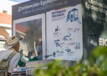 Realizan tamizaje para detección de casos de COVID-19 en Chalchuapa, Santa Ana