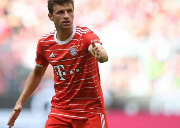 La reacción de Thomas Muller luego de confirmarse el cruce con el Bayern Múnich contra el PSG en los octavos de la Champions League