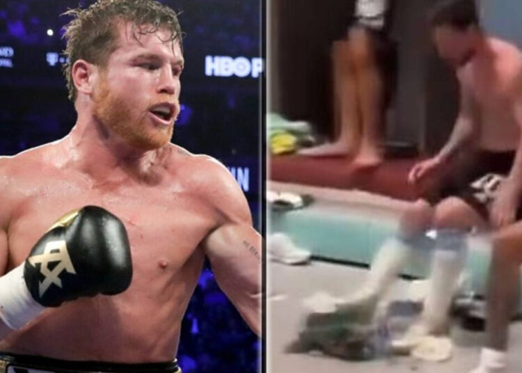 Canelo Álvarez se enojó con Messi y lo amenazó por un supuesto gesto con la camiseta de México