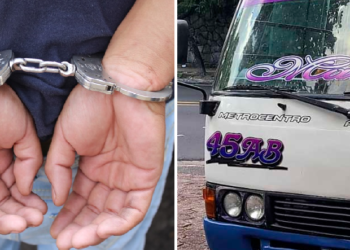Capturan a sujeto que disparó accidentalmente y mató a menor de edad dentro de un microbús de la ruta 45-AB