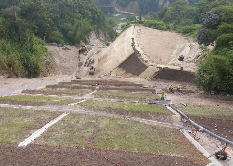 97% de avance reporta el MOP en megaobra de mitigación en la comunidad Belén de Ilopango