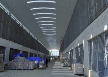 Diputados comparten imágenes del avance en la construcción de nuevo penal para pandilleros