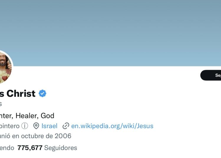 Jesucristo ya tiene su cuenta verificada en Twitter