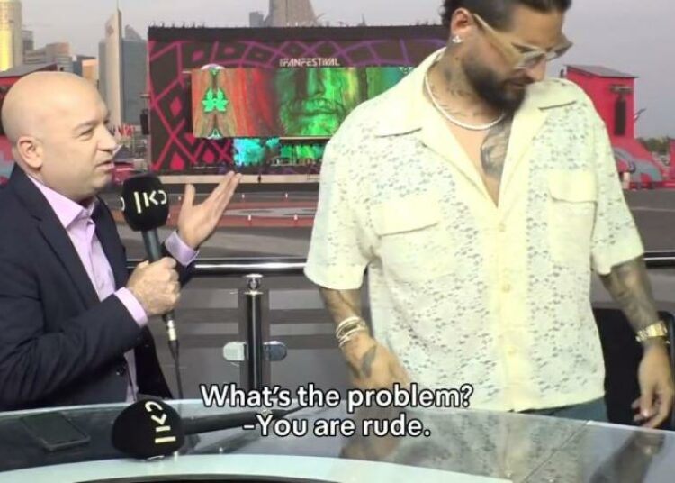 Maluma abandonó una entrevista tras ser cuestionado por la violación a los derechos humanos en Qatar