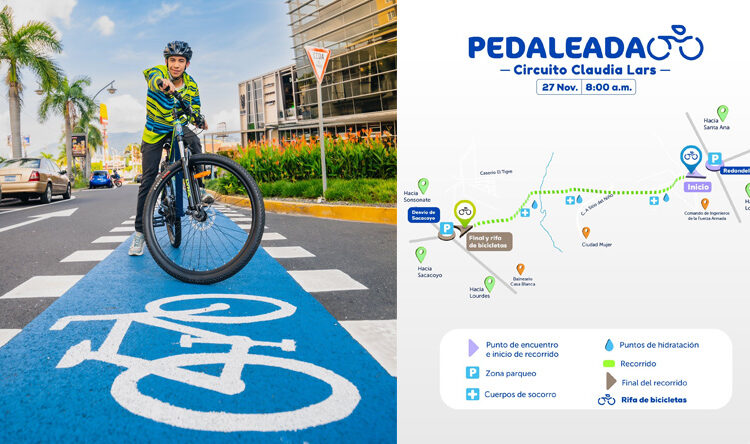 Gobierno invita a participar en la «Pedaleada Circuito Claudia Lars»