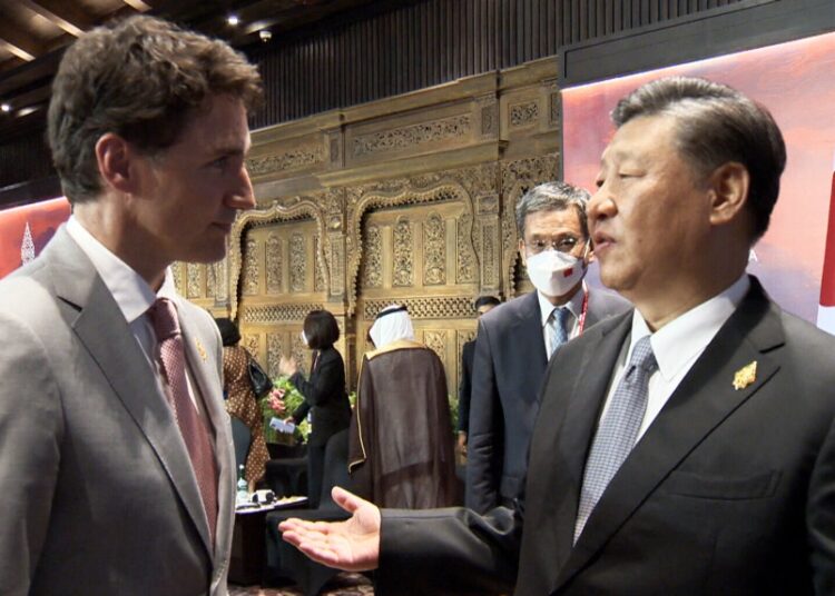 Xi Jinping confrontó a Justin Trudeau en G20 por filtraciones a la prensa