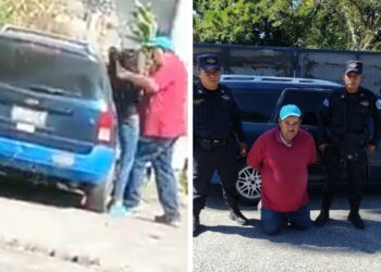 VIDEO | PNC captura en flagrancia a hombre que agredió a mujer en San Martín