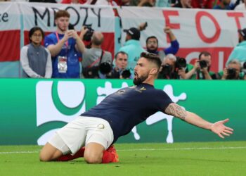 Oliver Girou se convirtió en el máximo goleador de la selección de Francia en su historia