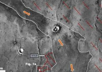 Demuestran que el impacto de un asteroide en Marte provocó un megatsunami