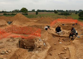 Descubren un santuario en Francia utilizado por los galos para destruir armaduras romanas
