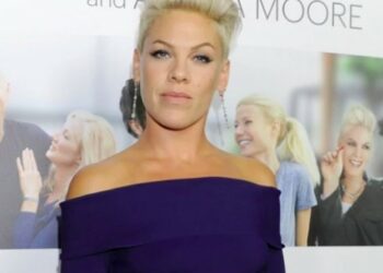 Pink gastó miles de dólares en una obra de arte pintada por chimpancés