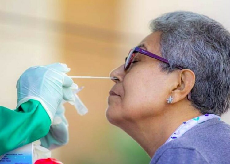 Salud desarrolla jornada de tamizaje comunitario en Zaragoza, La Libertad