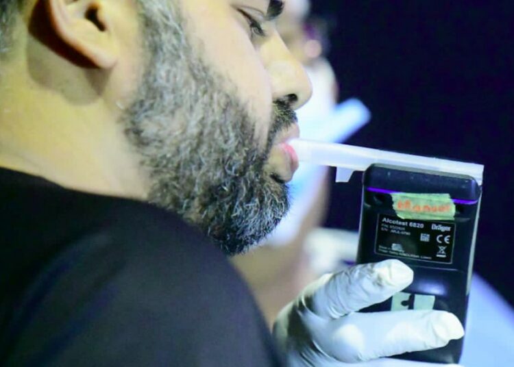 Controles antidopaje registran 1,354 conductores peligrosos detenidos