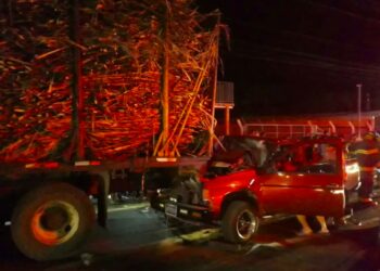 Bomberos atendieron siniestro vial sobre la carretera Panamericana