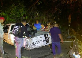 Una persona muerta y dos lesionadas tras colisionar dos pick-ups en Cabañas