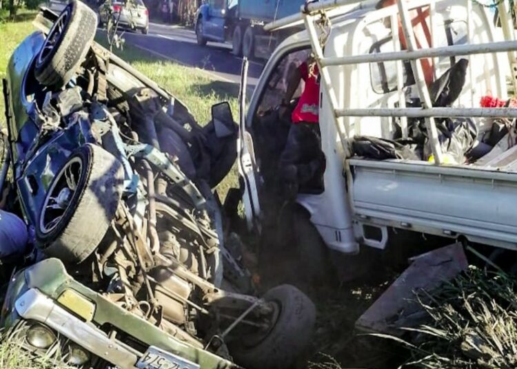 Accidente de tránsito deja cinco lesionados en Ciudad Arce, La Libertad