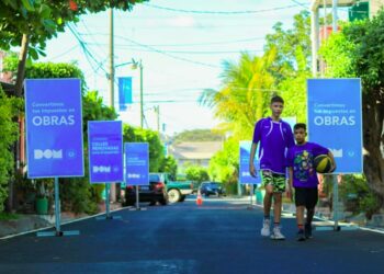 Habitantes de San Juan Opico reciben calles renovadas gracias a la DOM