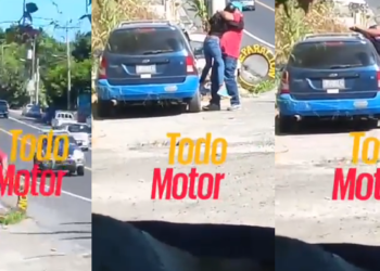 VIDEO | Hombre agrede a mujer a plena luz del día en San Martín