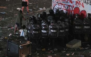 La violencia opaca los festejos del campeonato de Argentina