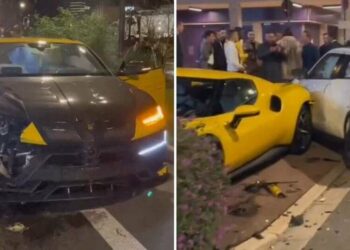 Una figura mundialista estuvo involucrado en un choque multimillonario en las calles de Mónaco